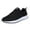 Black, variant on TIREOW Women's Slip On Low Tops Walking Shoes Running Shoes Lightweight Mesh Gym Traveling Shoes Non Slip Workout Shoes Round Toe Lace Up Casual Tennis Shoes