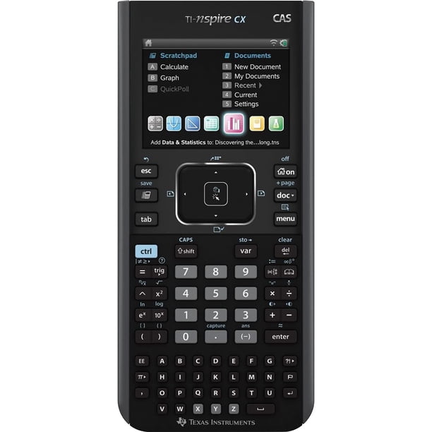Texas Instruments Ti Nspire Cx Graphing Calculator Black White 1 Each Quantity Walmart Com Walmart Com