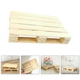 thumbnail image 4 of FUEENIRVA Modern Wood Base For Flowerpot Display 2Pcs 4.7x3.1x0.8in, 4 of 8