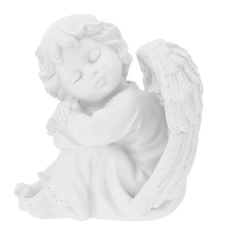 

1pc Resin Lovely Angel Decoration Ornament Desktop Decor for Home Office