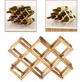 thumbnail image 4 of Estante , organizador de soporte de botellas , estante de almacenamiento , estante para pequeña sala de despensa de botellas Sunnimix estante del vino tinto, 4 of 8