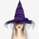 thumbnail image 4 of Decoraciones de Halloween, adornos de Halloween, regalos de Halloween, sombrero de bruja barroco de Halloween, decoración de flores falsas de malla, sombrero de bruja de reina gótica, 4 of 8