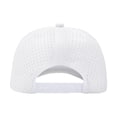 thumbnail image 2 of TOPTIE Quick Dry Trucker Cap 5 Panel Waterproof Snapback Mid Profile Polyester Baseball Cap-White, 2 of 8