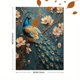 thumbnail image 3 of Qisvanset Framed Canvas Wall Art 12x16 Inch Blossom Branch Peacock Elegant Nature Wall Art, 3 of 5