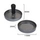 thumbnail image 4 of Prensa para hamburguesas antiadherente, molde para hamburguesas para barbacoa, cocina y accesorios para parrilla, 4 of 5
