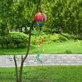 thumbnail image 4 of Home Decor Hot Air Balloon Wind Spinner Rainbow Kinetic Hanging Wind Twister (Wave), 4 of 7