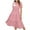 Pink, variant on IROINNID Wedding Guest Dresses for Women Semi Formal Evening Night Casual Homecoming Dress Summer Printing Polka Short Sleeve Puff Sleeve Dress Trendy A-Line Dress,Burgundy