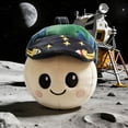 thumbnail image 4 of Artemis II Rise Plushies, Soft Stuffed Moon Mission Rise Commemorative Toys, Decorative Doll for Space Exploration Fans, 10", 4 of 8