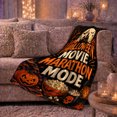thumbnail image 5 of autumn celebration Movie Marathon Night Haunted House Scene Carved, Warm Flannel Blanket for Living Room and Reading Nook, Festive autumn celebration Scene, Art Lovers autumn celebration Gift, 5 of 7