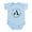 Sky Blue, variant on CafePress - No Gods No Masters Infant Bodysuit - Baby Light Bodysuit, Size Newborn - 24 Months