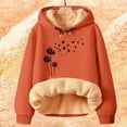 thumbnail image 1 of IMENGL Hiver Printemps Chaud Polaire à Capuche, Orange 4TG, Taille M-5TG, 1 of 4