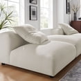 thumbnail image 4 of Solace3-Piece Modular Upholstered Fabric Sectional Sofa in Salt, 4 of 10