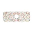 thumbnail image 7 of Yayeee Faucet Mat for Kitchen Sink 14.7" Diatomite Long Splash Guard Pad, Small Floral Pattern, 7 of 7