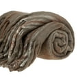 thumbnail image 3 of Parkland Collection Madras Transitional Brown 52" x 67" WOVEN HANDLOOM Throw, 3 of 5