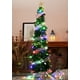 thumbnail image 2 of Árbol de Navidad HMASYO con forma de oropel desplegable, 1,5 m, con 50 luces LED, 2 of 8