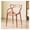 Style-2, variant on Acrylic Stackable Dining Chairs Armless Clear Transparent Vanity Side Kitchen Chairs Modern Minimalist Chair with Ergonomic Backrest for Living Room