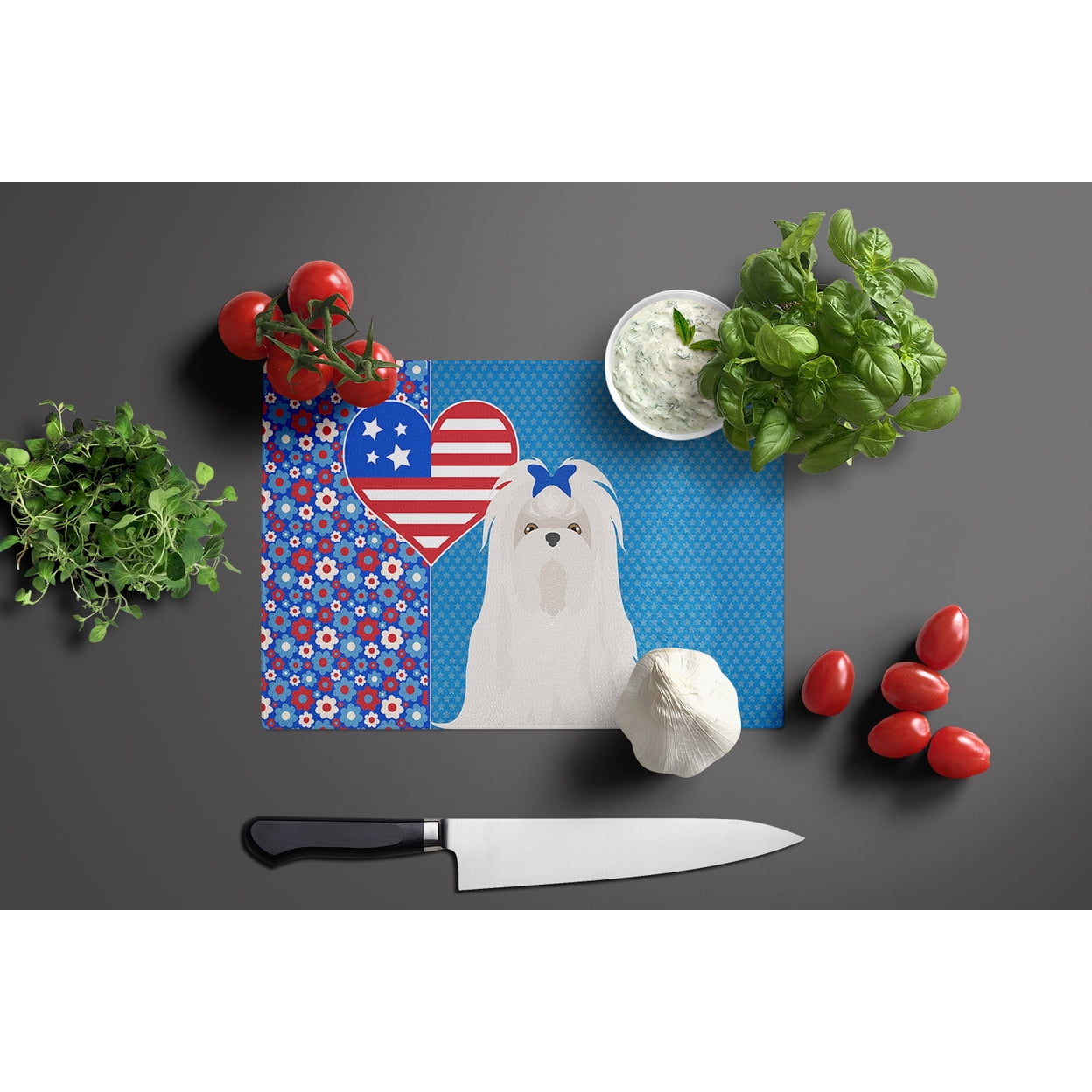 Maltese Glass Cutting Board Large 12 in x 15 in