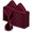 Burgundy, variant on 50 Pack Blush Pink Satin Napkins 17x17 Inch Wedding Napkins Bulk, Decorative Elegant Dinner Napkins Square Table Napkins Decor, Silky Satin Cloth Napkins for Restaurant Graduation Party