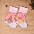 thumbnail image 5 of Vorkoi Christmas Stockings with LED Light Knit Christmas Stocking, Holiday and Family StockinDg for Fireplace Christmas Holiday Party Decoration, 5 of 5