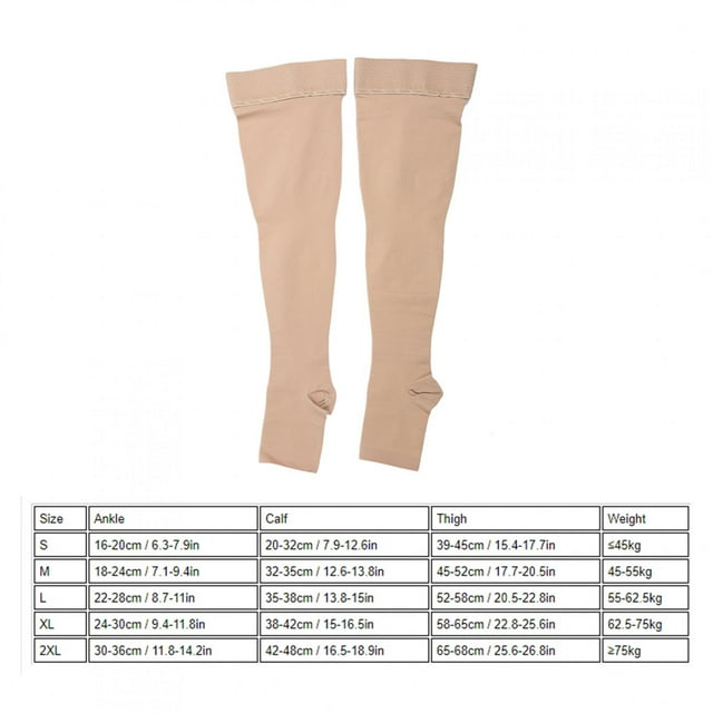 LYUMO Bas de Compression Élastiques Bas pour Varices Jambes Amincissantes, Bas pour Varices, Bas
