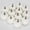 White, variant on 12-Pack Artificial Harvest Pumpkins - Simulation Foam Veggie Ornaments for Fall Photography Props, Table Centerpiece and Halloween Decor Saffron