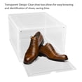 thumbnail image 3 of Conteneur de Rangement pour Chaussures, Boîte de Rangement pour Chaussures Anti-Poussière Transparent pour Placard, 3 of 7