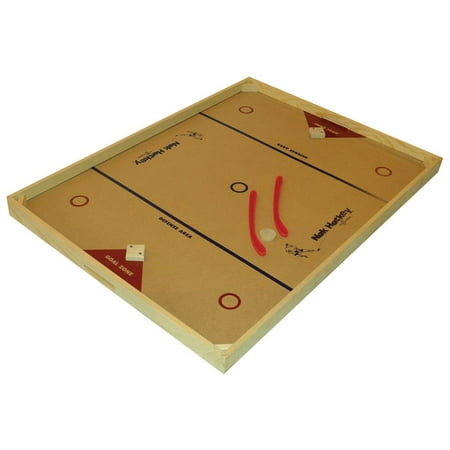 Classic Nok-Hockey Large Game Board in Natural Finish
