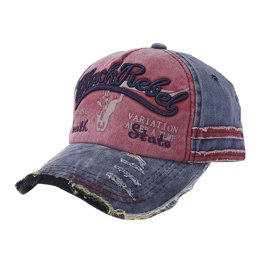 Retro Men Women Baseball Cap Trucker Cap Sport Hip-hop Hat Adjustable Snapback 