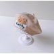 thumbnail image 1 of Gorro de punto para niños, boina de lana de oso para otoño e invierno, bonito gorro de pintor de dibujos animados de estilo occidental para niña, gorro para bebé, 1 of 5
