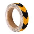 thumbnail image 3 of Cinta Reflectante Uxcell, 1 Rollo de 30 pies x 1 pulgada, Cinta de Seguridad Adhesiva de Alta Visibilidad, Reflector, Amarillo Negro con Flecha, 3 of 6