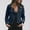 Blue, variant on Turilly Fashion Women Long Sleeve Open Front Short Cardigan Zipper Jacket Coat Top