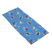 Disney Puppy Dog Pals Blue, Grey Toddler Nap Pad Sheet, Size 44 x 19", Preschool Boy, Polyester
