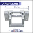 thumbnail image 2 of Dryer Door Hinge Assembly Part# WE1M751 - Replacement and Compatible with Some GE Dryers, 2 of 7