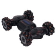 thumbnail image 3 of Coche acrobático RC de 2,4 G con sensor de gestos y control remoto, juguete todoterreno giratorio de 2 lados con giro de 360 grados, color naranja, 3 of 15