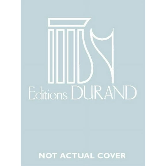 Durand Editions Musicales Quatuor Pour la Fin Du Temps, (Paperback)