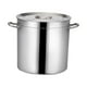 thumbnail image 1 of Olla grande de acero inoxidable para cocinar, gran capacidad, con tapa, inducción 35cm, 1 of 9