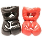 New 16oz Sets 2 Headgear 2 Pair Boxing Punching Gloves