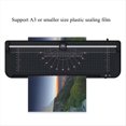 thumbnail image 2 of A3 Laminating Machine A4 Photo Film Plastic Sealing Machine File Menu 330mm Molding Machine 110V Laminator FN337 US Plug,1 * Laminator,Black, 2 of 6