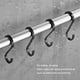 thumbnail image 5 of Injueey Ganchos en S duraderos y fáciles de usar de 10 piezas para colgar ganchos en S ganchos en forma de S de alta resistencia ganchos en S Organizadores de utensilios de cocina negro en forma de S, 5 of 6