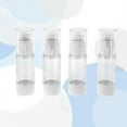 thumbnail image 3 of Unique Bargains 4 Pcs Travel Container Set Reusable Travel Bottles Set White Clear, 3 of 6
