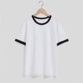 thumbnail image 5 of Bovxnpu Summer Short Sleeve T Shirts Pullover Top Undershirt Cotton Crewneck Loose Summer Tee Summer Tops (Women's or Women's Plus), 5 of 5