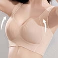 thumbnail image 5 of Squevariel Women Push Up Bra Solid Color Lightweight Bra Wireless Wide Strap Breathable Everyday Bra, 5 of 7