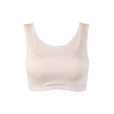 

Allegra K Women s Basic Padded Yoga Half Camisole Tank Top Cami Bra