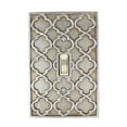 thumbnail image 2 of Meriville Moroccan 1 Toggle Wallplate, Single Switch Electrical Cover Plate, Aged Silver, 2 of 2