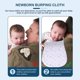 thumbnail image 2 of 5Pcs Unisex Super Absorbent Cotton Burping Burp Clothes for Baby Boys Girls, 2 of 4