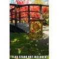 thumbnail image 4 of Toland Home Garden Leaf Wreath Welcome Fall Flag Double Sided 12x18 Inch, 4 of 5