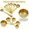 thumbnail image 3 of 13Pcs Stainless Steel Measuring Cup Spoon Set Versatile Rust Resistant Nesting Measure Cup Spoon With Engraved Measurement for Dry and Liquid Ingredient, 3 of 9