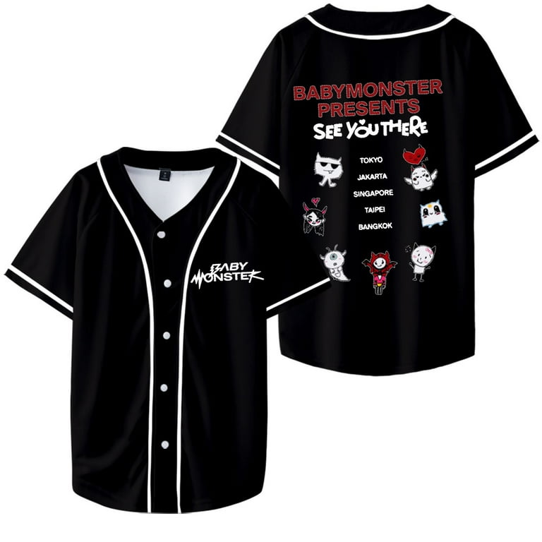 BABYMONSTER Baseball Jacket SEE YOU THERE Merch Unisex Fashion