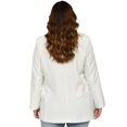 thumbnail image 3 of Blazer Clasico Roman Fashion - Tallas Extras, modelo 4105 (Blanco) blanco 40 Roman Fashion JA-ELY-4105-BLANCO, 3 of 6