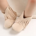 thumbnail image 5 of Zapatos de bebé, botas cálidas con borlas para bebé, zapatos cálidos de algodón para invierno, 5 of 5